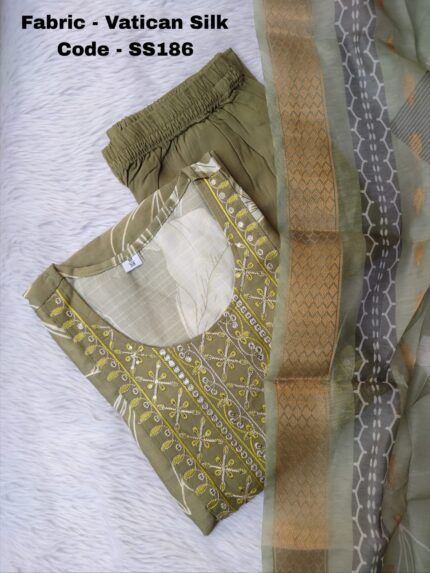 VARTICAN SILK SALWAR SET- SS186
