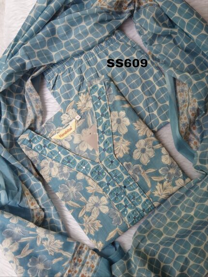 COTTON SALWAR SET-SS609