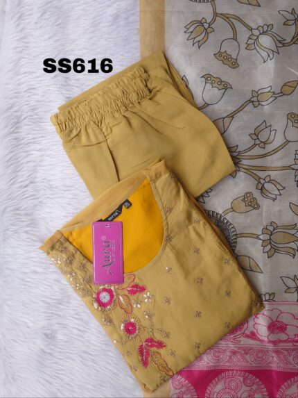 MUL CHANDERI SALWAR SET-SS616