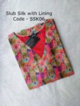 SLUB SILK KURTI -SSK06