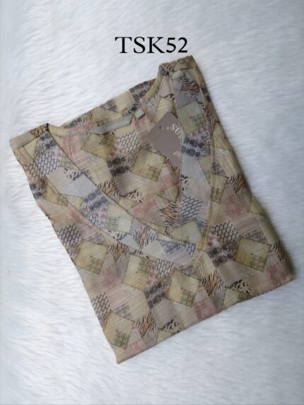 TISSSUE SILK KURTI -TSK52