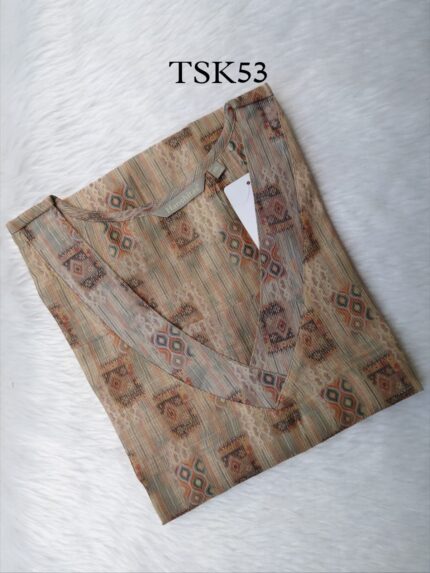 TISSSUE SILK KURTI -TSK53