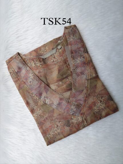 TISSSUE SILK KURTI -TSK54