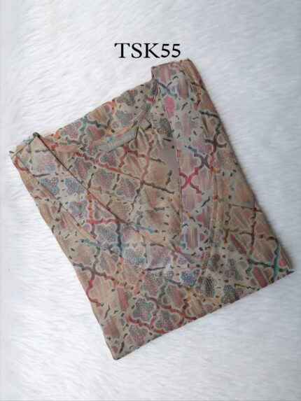 TISSSUE SILK KURTI -TSK55