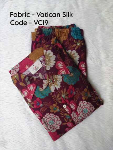 VATICAN SILK CO-ORD SET-VC19