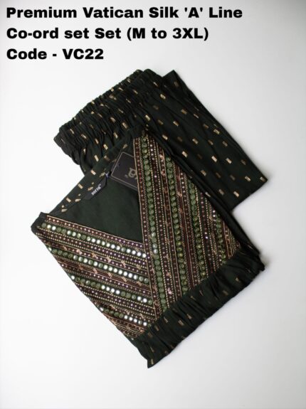 VATICAN SILK CO-ORD SET-VC22