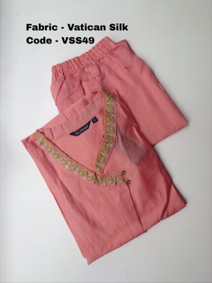 VATICAN SILK KURTI SET -VSS49