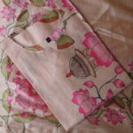 TUSSAR SILK KURTI WITH DUPATTA- BA73