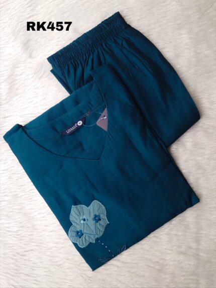 ROMAN SILK CO-ORD SET -RK457