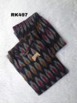 IKKAT COTTON KURTI SET -RK497