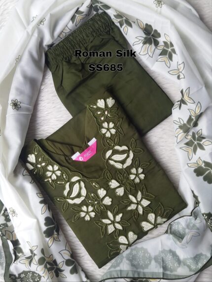 ROMAN SILK SALWAR SET -SS685