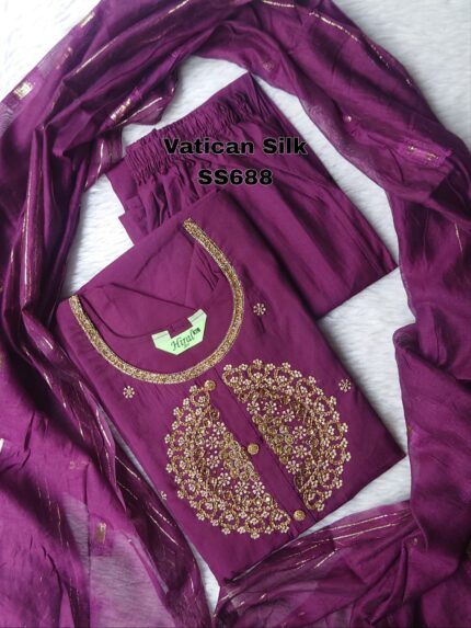 VICHITRA SILK SALWAR SET -SS688