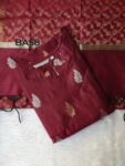 BANARASI SILK KURTI WITH DUPATTA -BA58