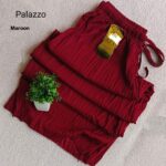 IMPORTED PALAZOO-MAROON