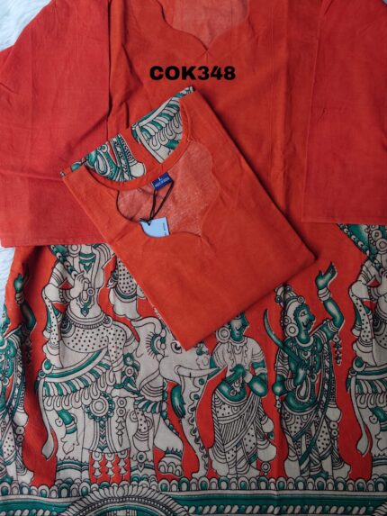 KALAMKARI COTTON KURTI-COK348