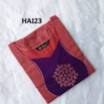 HANDLOOM RAW SILK KURTI -HA123