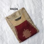 HANDLOOM RAW SILK KURTI -HA126