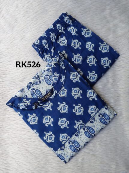 INDIGO PRINTS CO-ORD SET -RK526