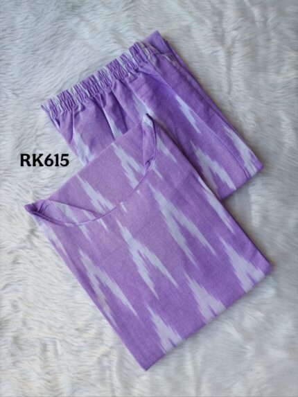 IKKAT COTTON KURTI SET -RK615