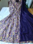 Anarkali Maxi with Dupatta -blue