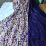 Anarkali Maxi with Dupatta -blue