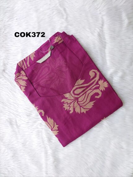 Premium Cotton Kurti-COK372