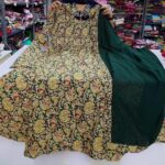 Anarkali Maxi with Dupatta -Green