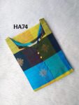 HANDLOOM RAW SILK KURTI -HA74