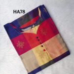 HANDLOOM RAW SILK KURTI -HA78