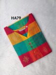 HANDLOOM RAW SILK KURTI -HA79