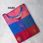 HANDLOOM RAW SILK KURTI -HA80