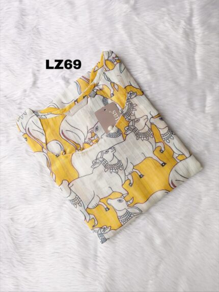 LINEN COTTON KURTI -LZ69