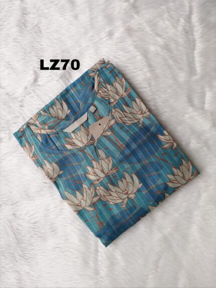 LINEN COTTON KURTI -LZ70
