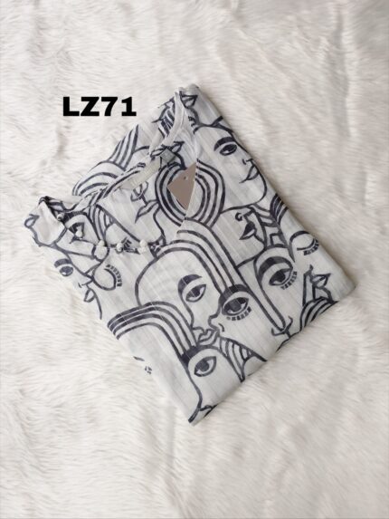 LINEN COTTON KURTI -LZ71