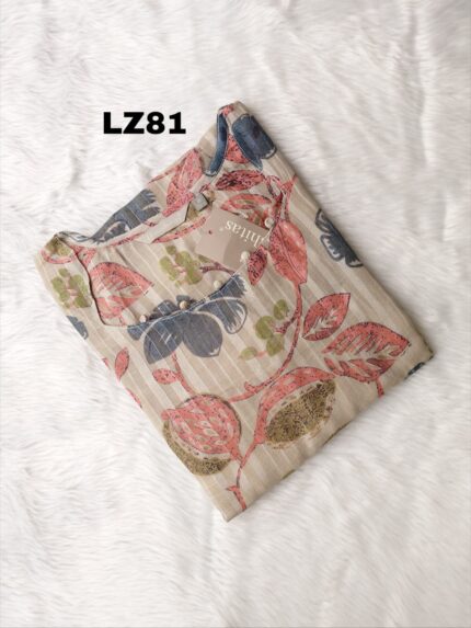 LINEN COTTON KURTI -LZ81