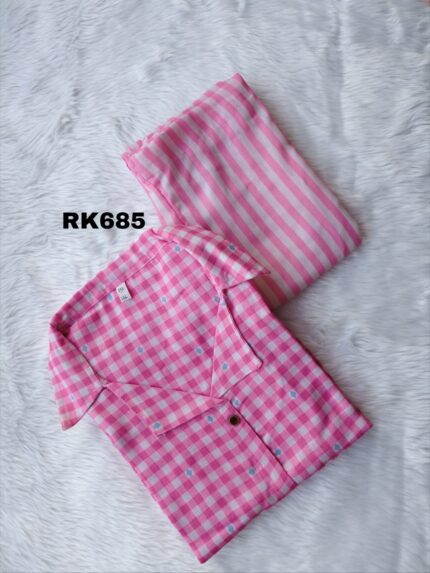 Korean Check Co-ord set-RK685