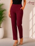 KURTI PANT-MAROON