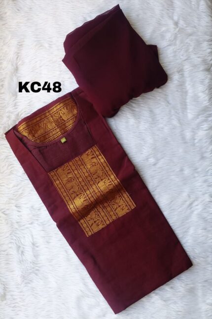 Kanchi Cotton Kurti with Georgette Dupatta -KC48