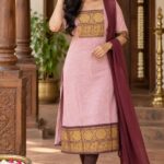 Kanchi Cotton Kurti with Georgette Dupatta -KC54