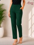 KURTI PANT-BOTTLE GREEN