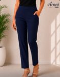 KURTI PANT-NAVY BLUE