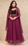 GEOGRATTE KURTI WITH DUPPATTA-ONION PINK