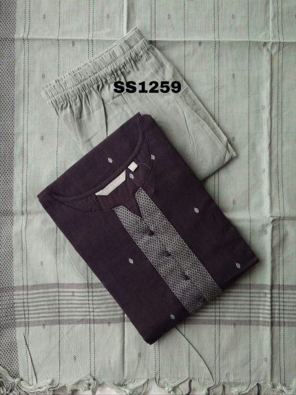 HANDLOOM COTTON SALWAR SET-SS1259