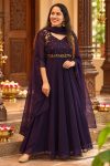 GEORGETTE A-LINE ANARKALI MAXI WITH DUPPATTA