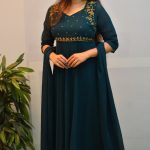 GEORGETTE A-LINE ANARKALI MAXI WITH DUPPATTA