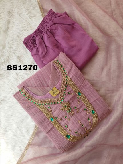 SALSA Crushed Tissue Silk salwar Set-SS1270