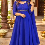 GEORGETTE A-LINE ANARKALI MAXI WITH DUPPATTA