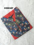 Cotton Kurti with Hakoba Patch Work -COK487