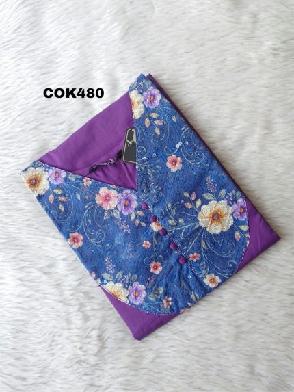 Cotton Kurti with Hakoba Patch Work -COK480