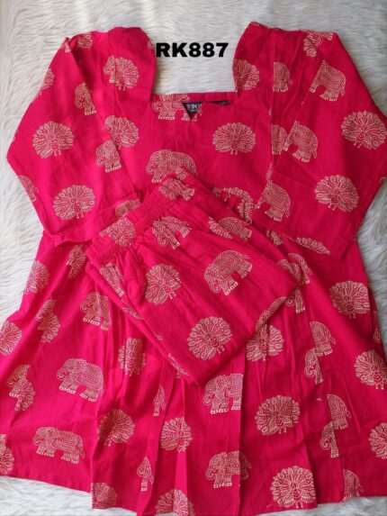 COORSET PEPLUM SHORT CO-ORD SET -RK887